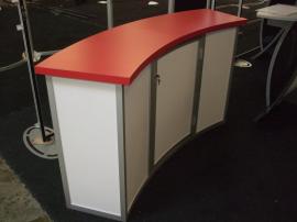 MOD-1185 Modular Counter with Locking Doors and Shelves -- Image 2