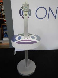 RENTAL: RE-706 Charging Station Monitor Stand with Graphics