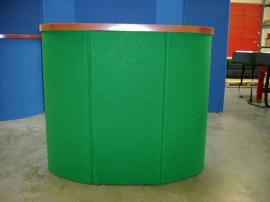 Intro Folding Panel Display with Oval Counter -- Image 1