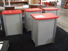 Visionary Designs Counter/Pedestals with Locking Door, Shelf, and Grommet -- Image 1