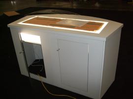 Custom Modular Showcase with Acrylic Window and Top and Internal Shelf -- Image 2