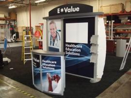 Visionary Designs 10' x 10' Trade Show Exhibit with Tension Fabric Graphic -- Image 2