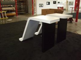 Two Custom Modular Pedestals with Puck Lights -- Image 2