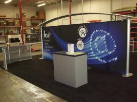 Custom Visionary Designs 10' x 20' Inline with Conference Space and Laminate Counter with Locking Storage -- Image 1