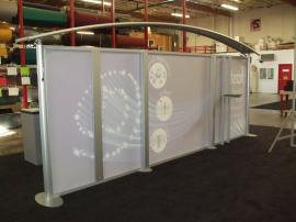 Custom Visionary Designs 10' x 20' Inline with Conference Space and Laminate Counter with Locking Storage -- Image 2