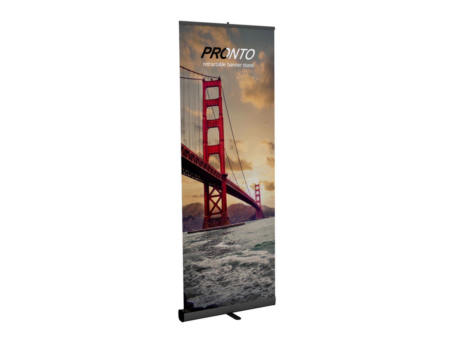 PRONTO Retractable Banner Stand - Black