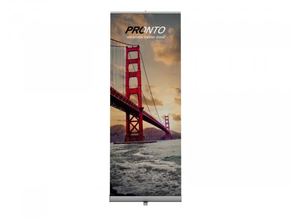 PRONTO Retractable Banner Stand - Silver