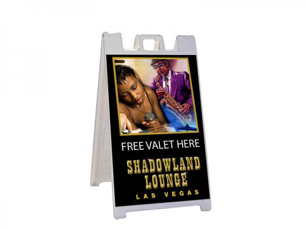 Valet - Outdoor a-frame with double sided direct print graphic