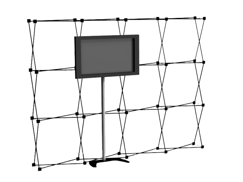 Optional Spennare Monitor Mount not included with VBurst.  Monitor not included with Monitor Mount.