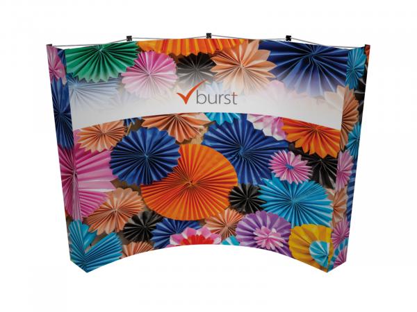 VBURST 10' Curved Fabric Pop-up