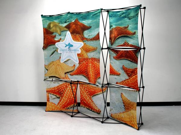 X1 8 ft. -- 3x3 H Fabric Pop-Up Display -- View 2