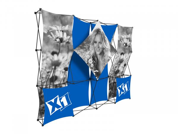 X1 10 ft. -- 4x3 B Fabric Pop-Up Display -- View 3