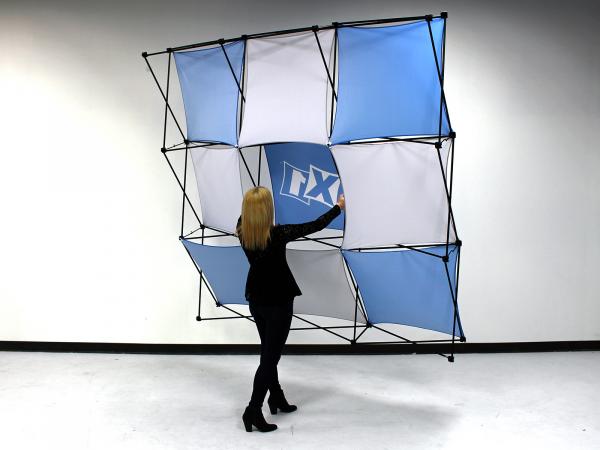 X1 2.5 ft. -- 1x3 D Fabric Pop-Up Display Assembly