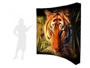 VBURST 8 ft. Curved Fabric Pop-up