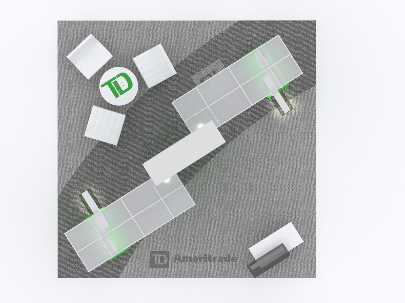 VK-5089 Trade Show Island -- Plan View