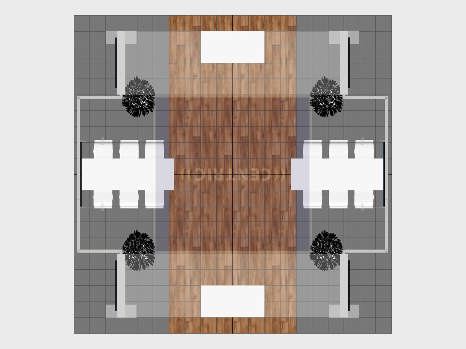  VK-5189 Island Trade Show Exhibit -- Plan View