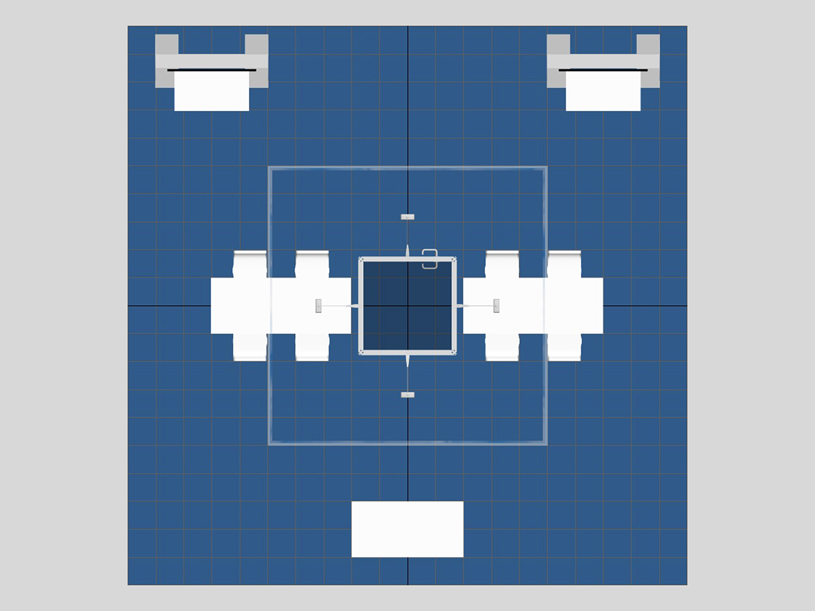 VK-5196 Island Trade Show Exhibit -- Plan View