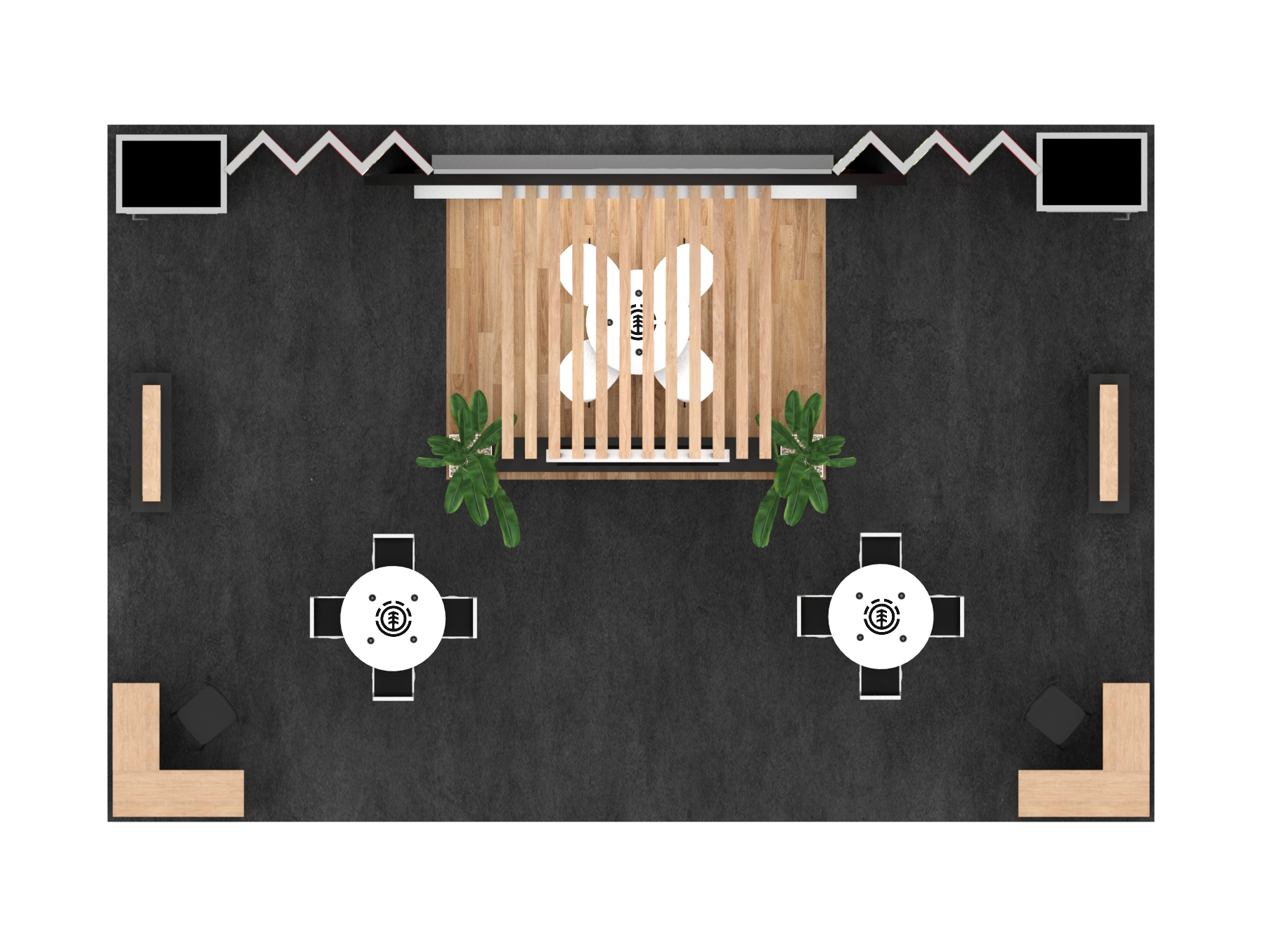 VK-5201 Custom Trade Show Exhibit -- Plan View