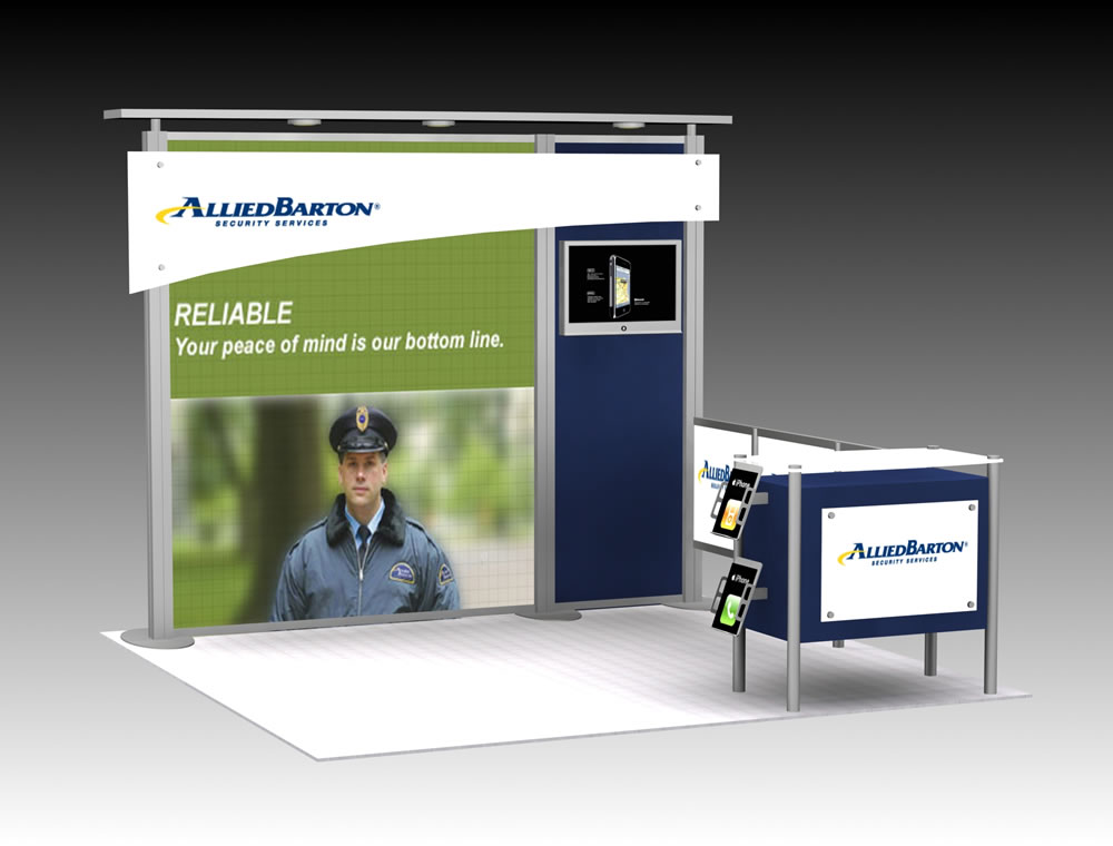 Trade Show Exhibit -- 10' x 10' version