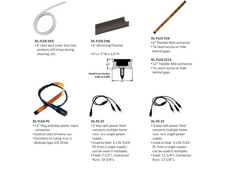 Led Light Tape Power Supplies & Controllers