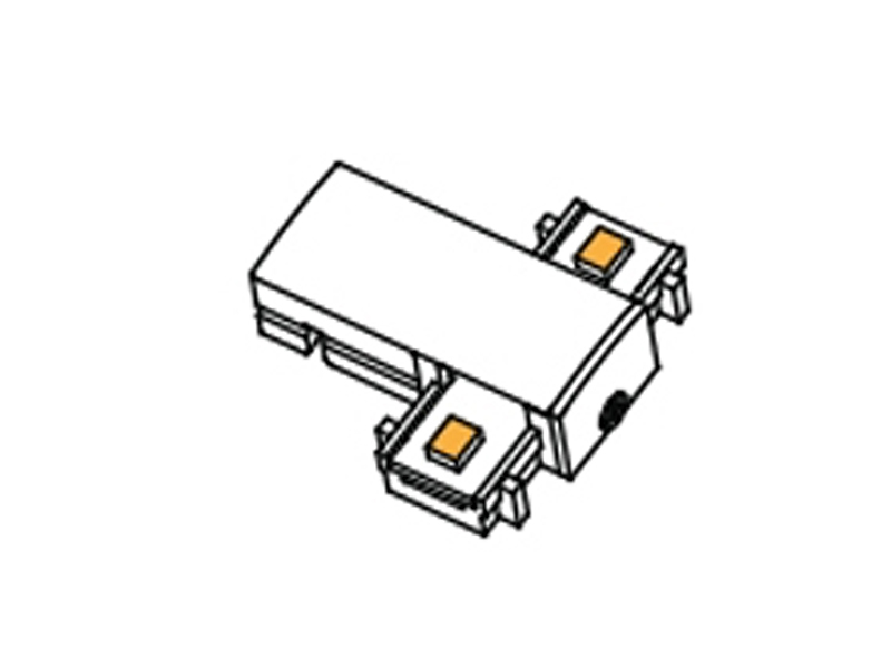 Lighted Modular Connector 90 Degree 3-Way T, 3000K (WW) or 5000K (CW)