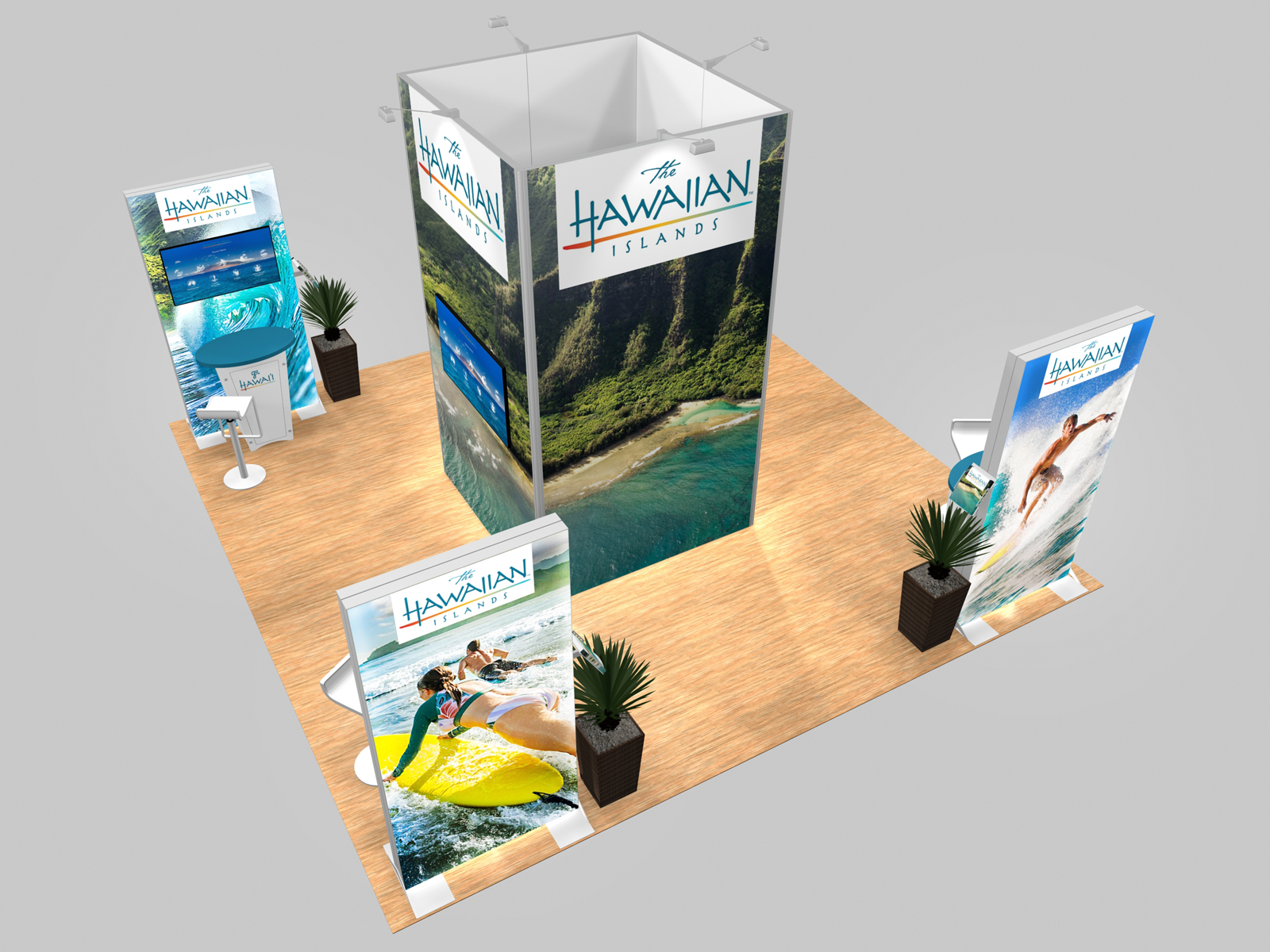 RE-9148 Island Rental Trade Show Exhibit -- Image 5 