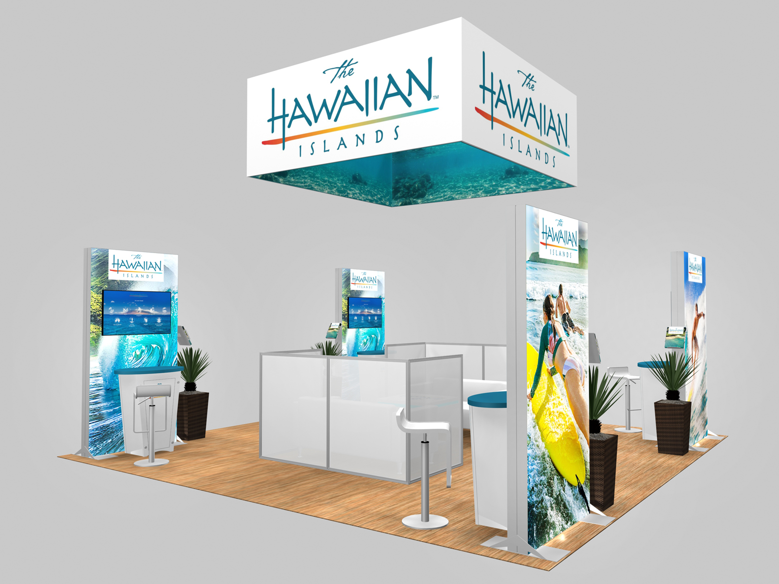 RE-9150 Island Rental Trade Show Exhibit -- Image 3