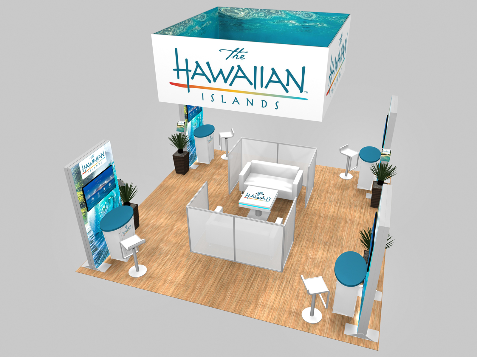 RE-9150 Island Rental Trade Show Exhibit -- Image 4