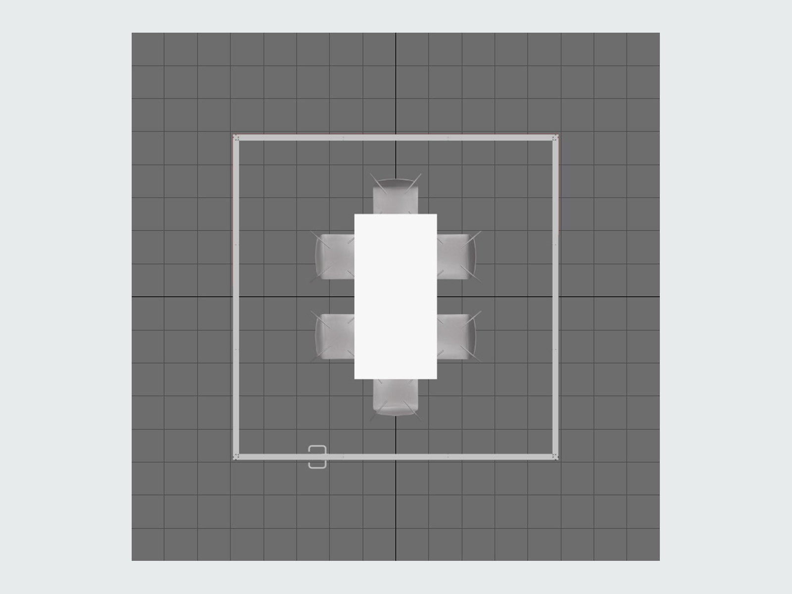 RE-9173 Modular Rental Conference Room -- Plan View