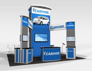 RE-9076 CarHire Trade Show Rental Exhibit -- Image 1