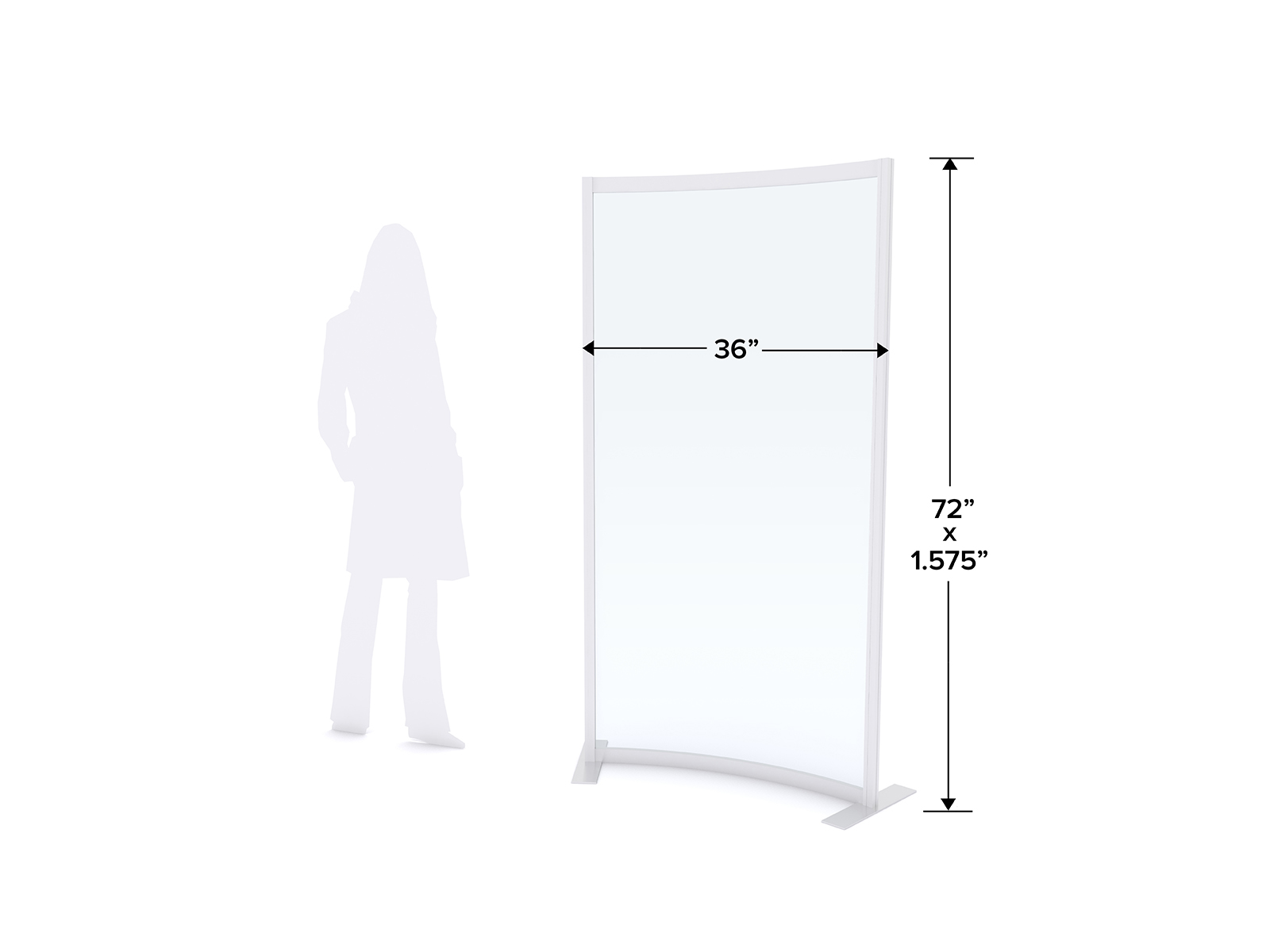 MOD-8010 Safety Divider Dimensions