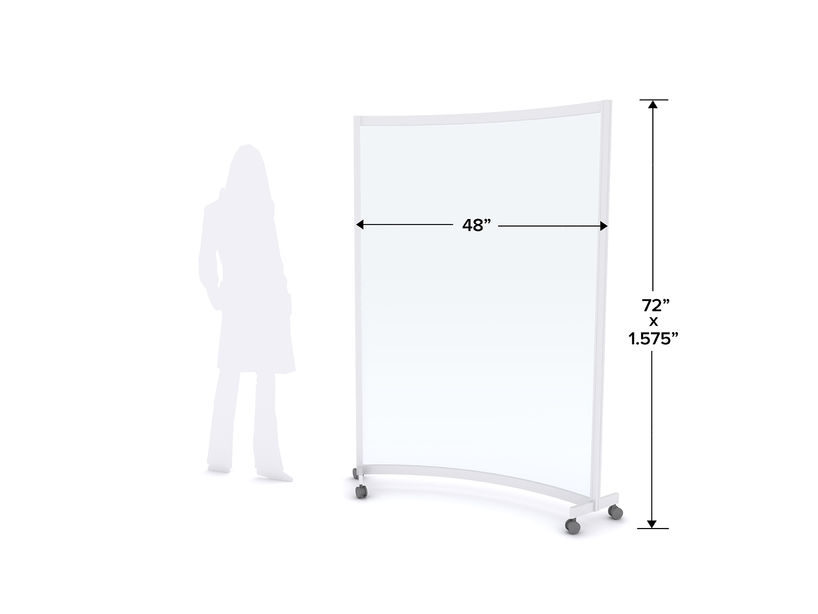 MOD-8013 Safety Divider Dimensions