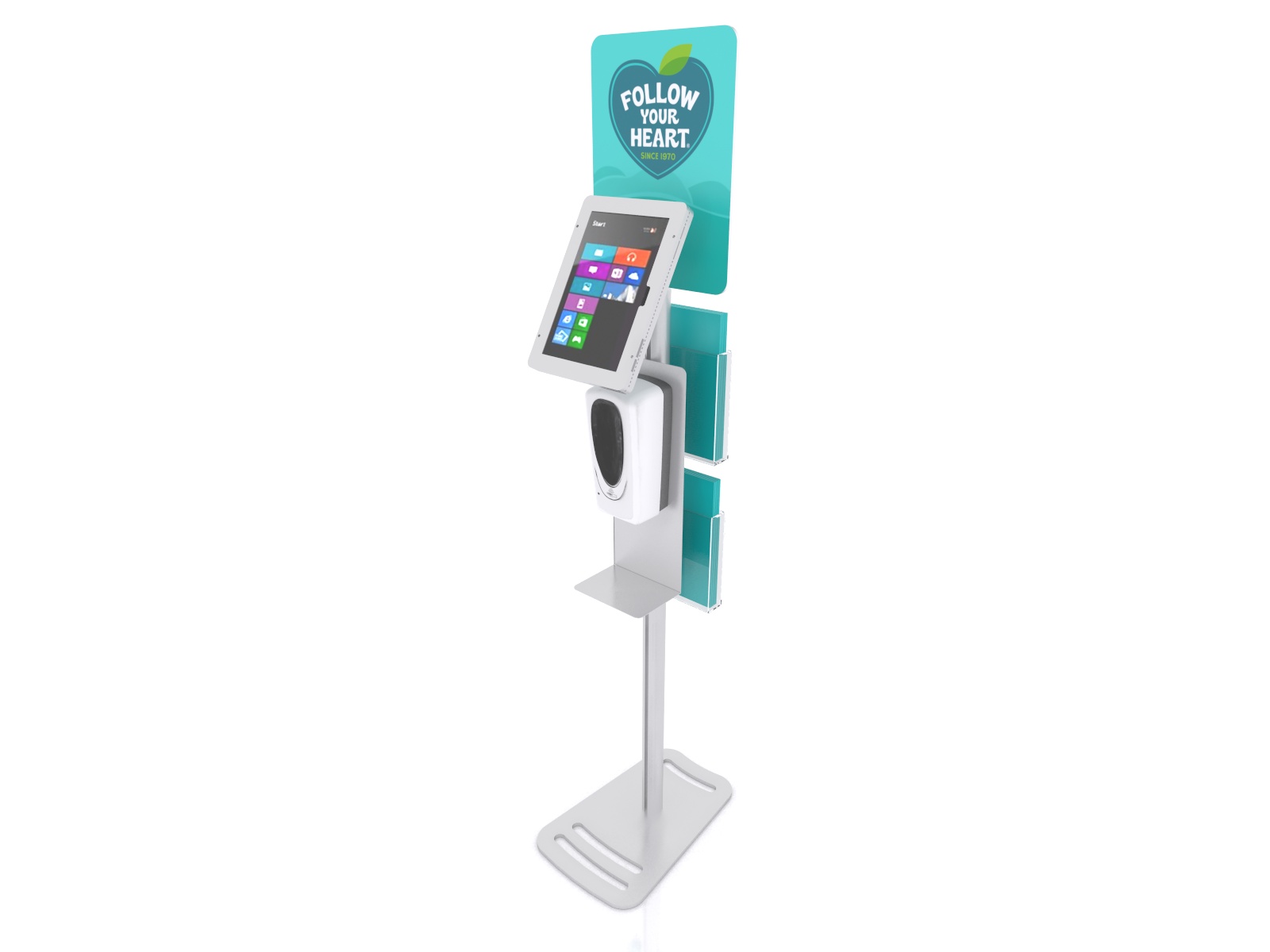 MOD-1378M Hand Sanitizer / iPad Stand -- View 3