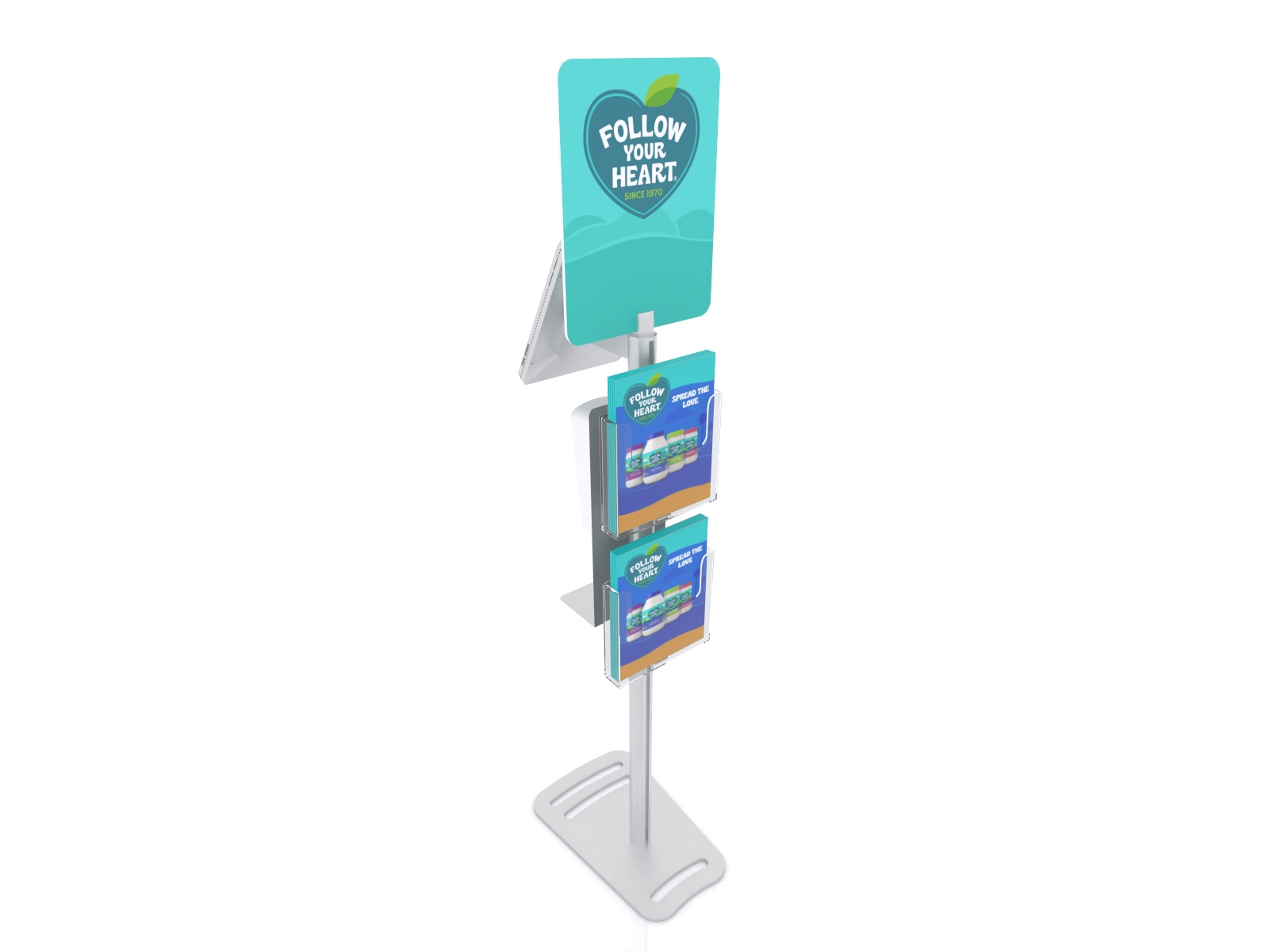 MOD-1378M Hand Sanitizer / iPad Stand -- View 4