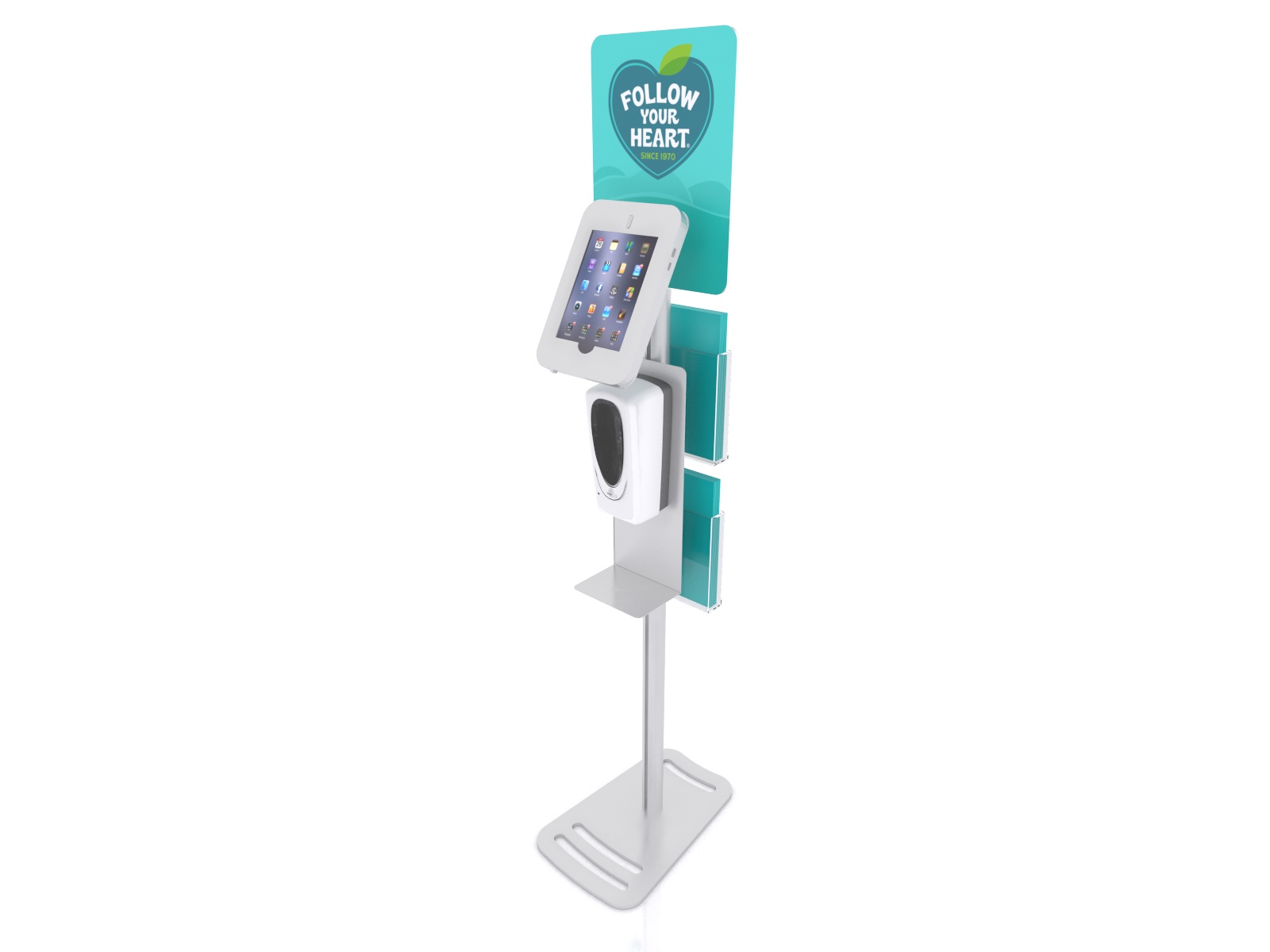 MOD-1378 Hand Sanitizer / iPad Stand -- View 3