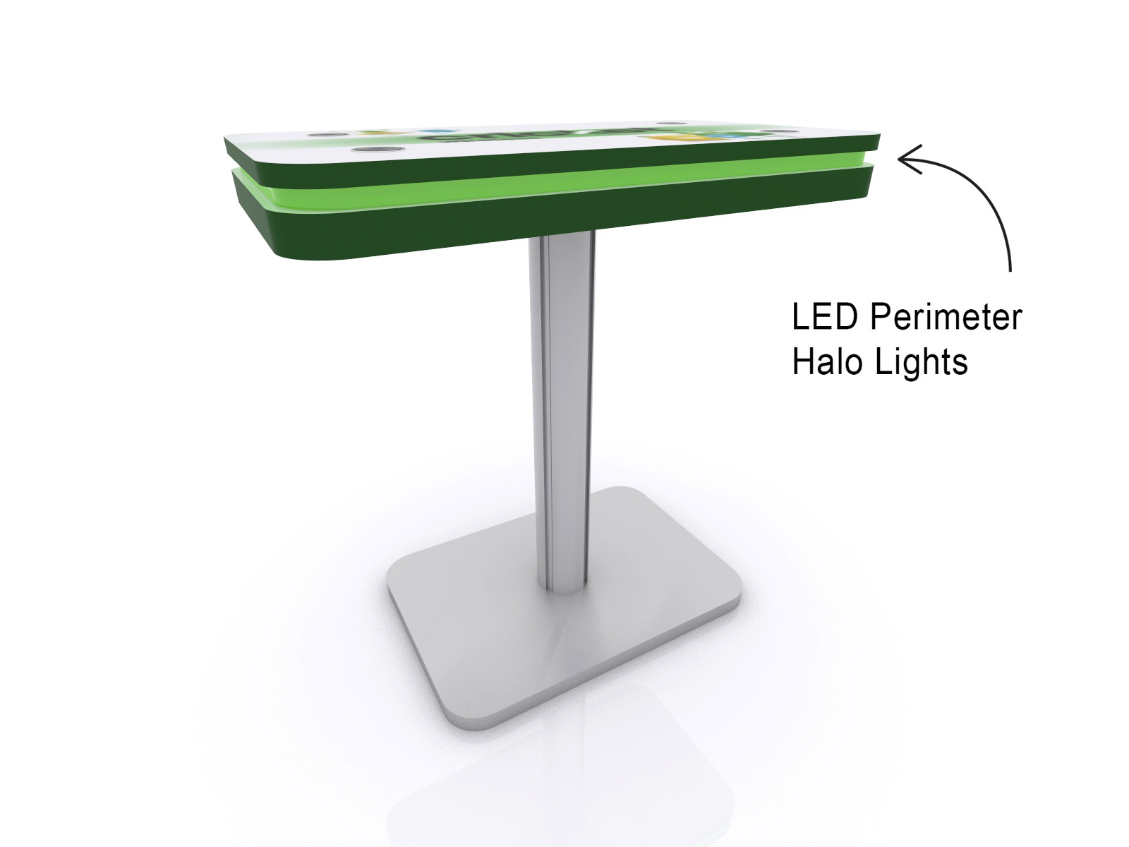 MOD-1467 Trade Show and Event Wireless Charging Table -- Image 2