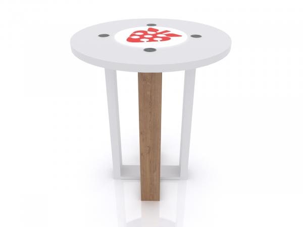 MOD-1482 Wireless Trade Show and Event Charging Bistro Table -- Image 3