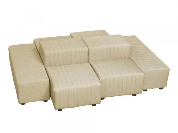Linen Fabric -- Beverly Oasis Medium Grouping -- CESS-095 -- Trade Show Furniture Rental