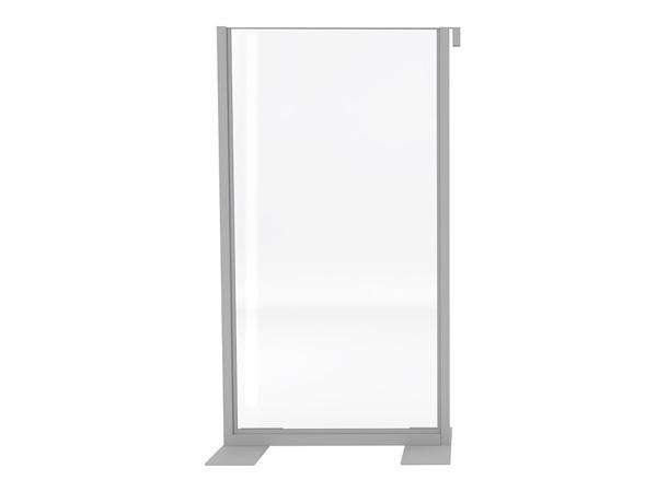 Clear Divider, Freestanding (CEAC-025) -- Trade Show Rental Furniture