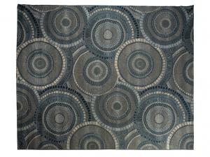 Blue Gray Accent Rug -- Trade Show Rental Furniture