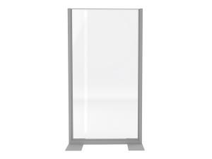 Clear Divider, Freestanding (CEAC-023) -- Trade Show Rental Furniture