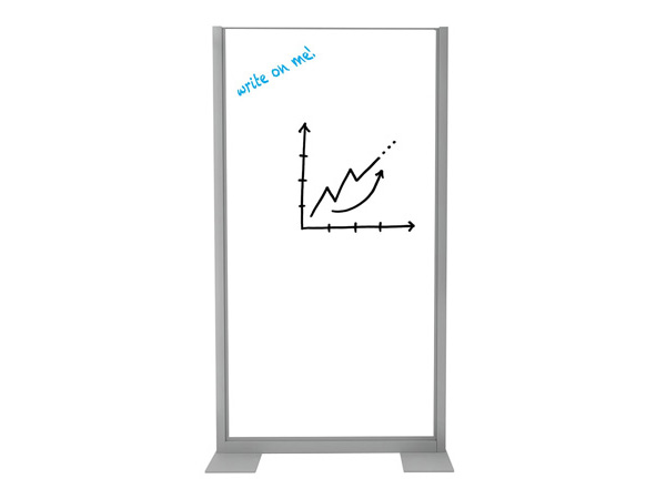 Freestanding Whiteboard Safety Divider -- Trade Show Rental Furniture