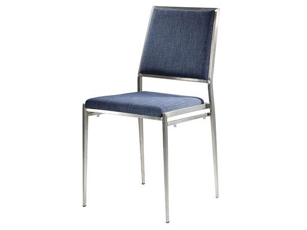 CEGS-022 | Marina Chair Ocean Blue Fabric -- Trade Show Furniture Rental