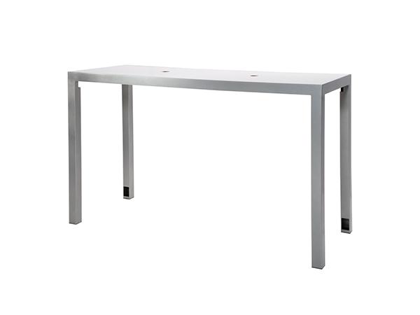 CECT-032 | Ventura Communal Bar Table (White) -- Trade Show Rental Furniture