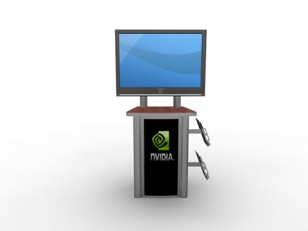 MOD-1245 Workstation/Kiosk for Trade Shows and Events -- Image 2