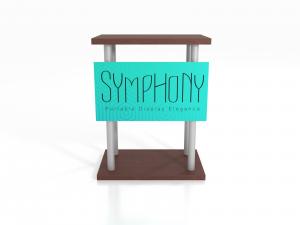 SYM-414 Portable Counter w/ Shelves