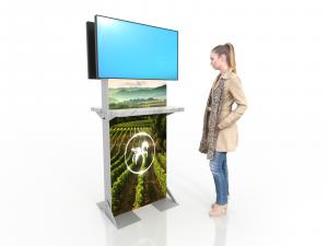 MOD-1661 Monitor Stand for Trade Shows and Events -- Image 1