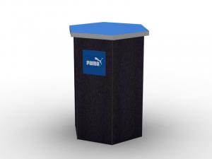 DI-650 Trade Show Pedestal -- Fabric Folding Panel Design -- Image 1 