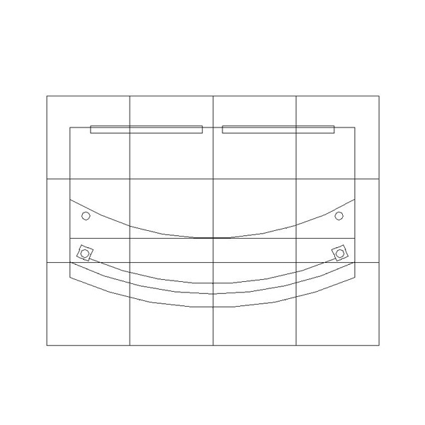 ECO-31C Sustainable Pedestal - Plan View