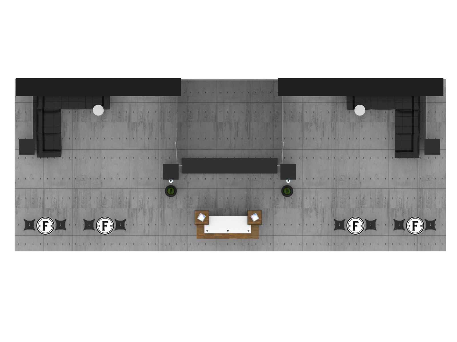 ECO-6127 Sustainable Display - Plan View